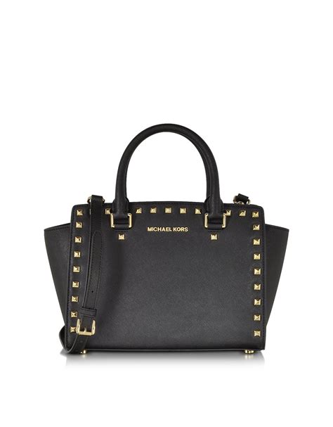 large or medium selma michael kors|Michael Kors selma medium black.